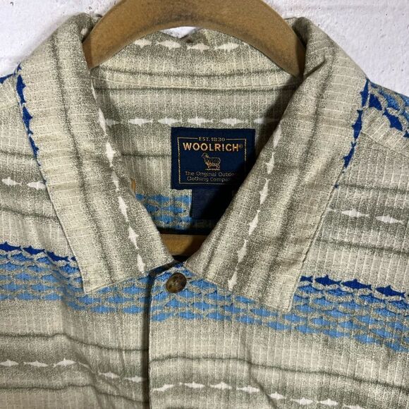 Vintage Woolrich Fishing Button Up Shirt - Picture 4 of 7